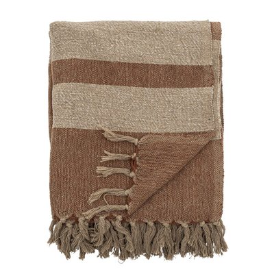 Plaid coton recyclé  TEMI BLOOMINGVILLE