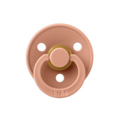 Sucette unite Couleur peche - Latex taille 1 Bibs