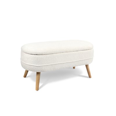 Banc coffre rangement tissu, Circle HISPANOHOGAR
