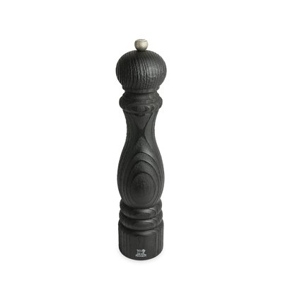 Moulin à sel manuel en bois upcyclé, noir, 30 cm - 12in Paris Nature Black PEUGEOT