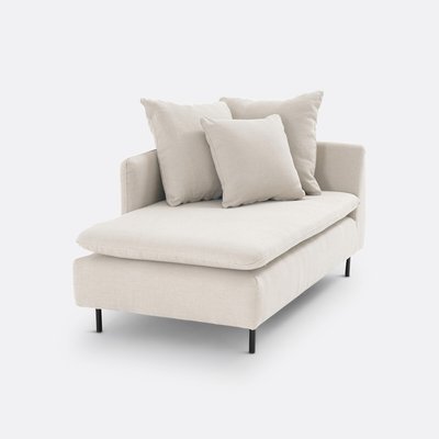 Omvormbare Longchair linnen/viscose L158 cm, Ivete LA REDOUTE INTERIEURS
