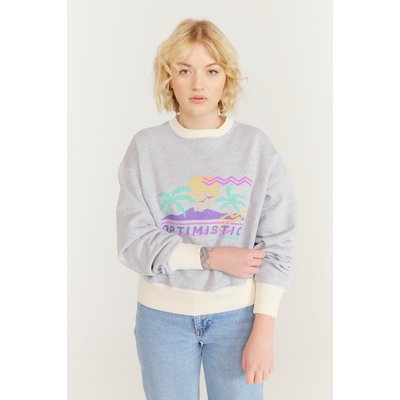 Sweatshirt coton bio col rond BEVERLY PERPETE