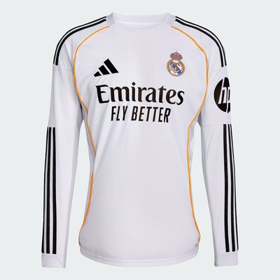 Maillot manches longues Domicile Real Madrid 25/26 adidas Performance