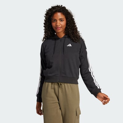 Veste À Capuche Entièrement Zippée French Terry 3 Bandes Essentials ADIDAS SPORTSWEAR