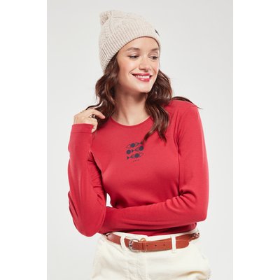 T-shirt manches longues imprimé en coton ARMOR-LUX