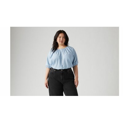 Bluse mit kurzen Ärmeln, Denim LEVI’S PLUS