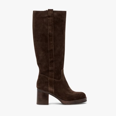 Botte À Talon en cuir ENORA BOCAGE