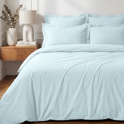 Parure housse de couette + 2 taies 50x70 cm SOFT PERCALE SENSEI MAISON