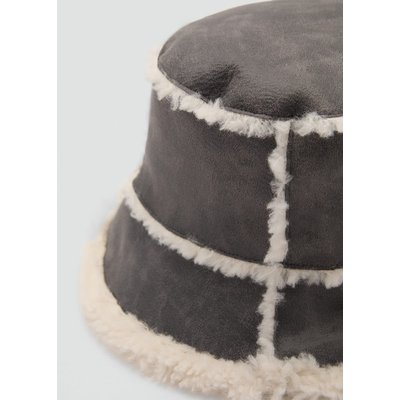 Chapeau bob imitation mouton MANGO