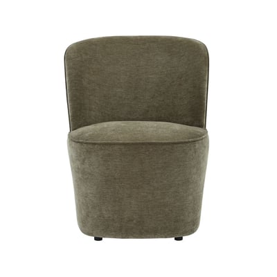 Fauteuil en bouclette écru ZAGO