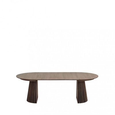 Table à manger extensible 4 à 10 personnes 120-240x120cm en bois- OSAKA HOUSE NORDIC