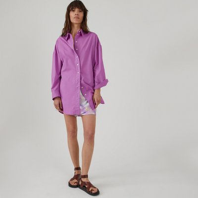 Рубашка оверсайз с длиной под тунику LA REDOUTE COLLECTIONS