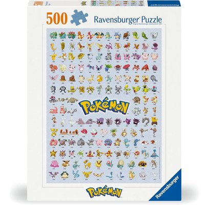 Puzzle Pokédex Pokémon 500 pièces RAVENSBURGER