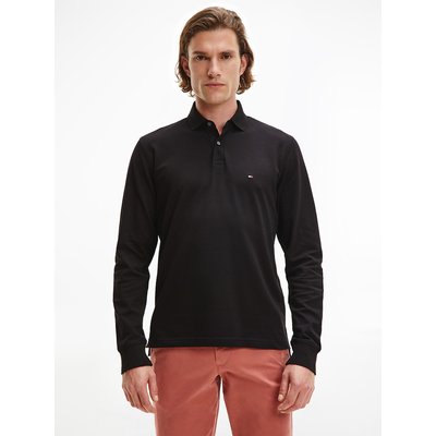 1985 Polo Shirt in Organic Cotton Pique, Regular Fit with Long Sleeves TOMMY HILFIGER