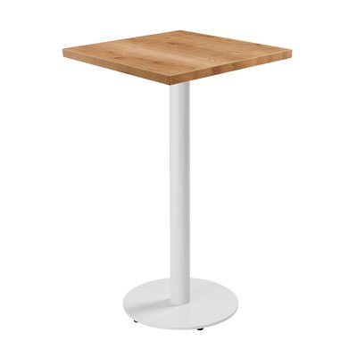Table haute en aggloméré avec revêtement mélaminé RIVOLI OVIALA