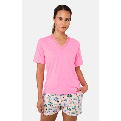 Tee-shirt en coton, manches courtes, uni ARTHUR