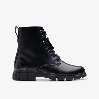 Boots Cuir Coupe Large EVYN TOP K CLARKS