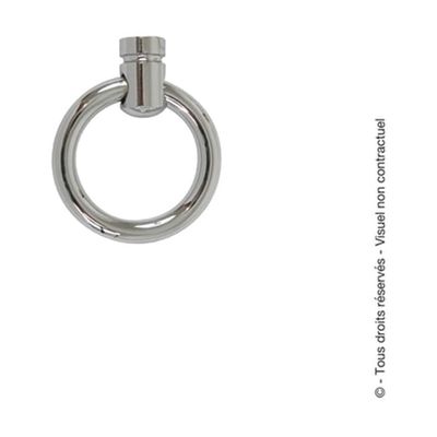 Anneau De Tringle Lisse Acier Chromé Brillant D40 Mm BROS