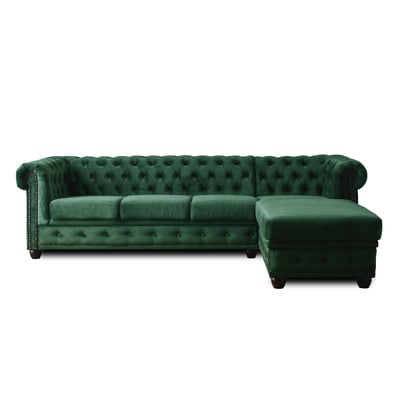 Canapé d'Angle droit 4 places - WILLIAM BEST MOBILIER