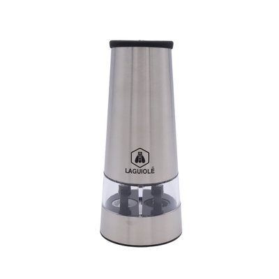 Moulin à sel et poivre électrique inox 2 en 1 -"iode" LAGUIOLE