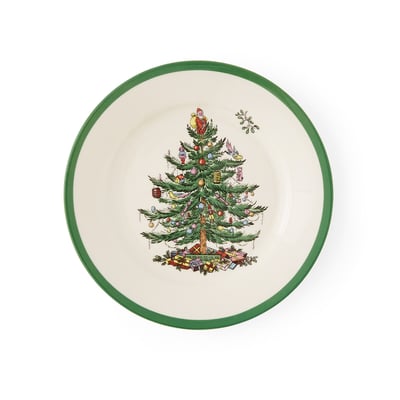 Set of 4 Christmas Tree Side Plates SPODE