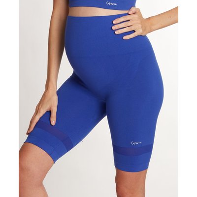 Panty de sport et de grossesse Woma bleu électrique CACHE COEUR