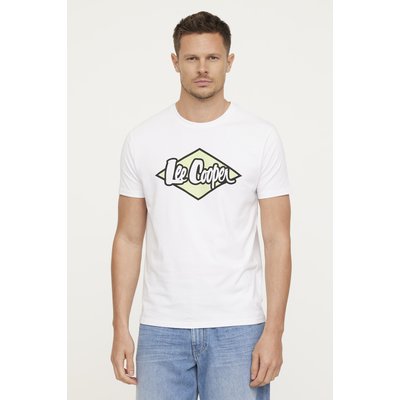 T-shirt manches courtes coton col rond AZZIK LEE COOPER