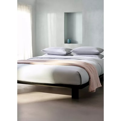 Housse de couette en satin double surpiqûre Lit 90 cm MANGO HOME