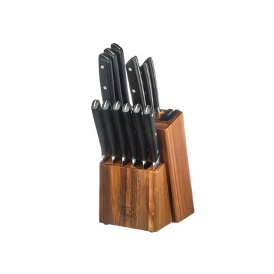 Lot de 14 couteaux de cuisine en inox, NUDE BJORN