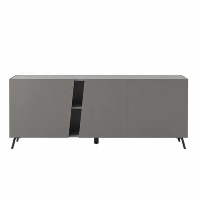 Buffet contemporain 3 portes, découpe diagonale LORA PIER IMPORT