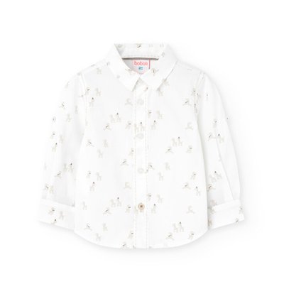 Chemise en popeline imprimée BOBOLI