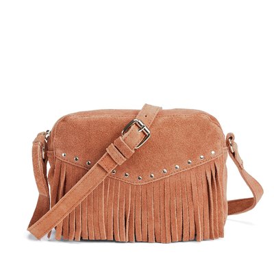 Sac à franges en suede Nilla PIECES