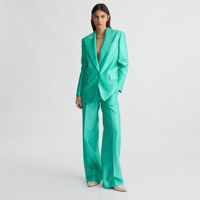 Pantalon long vert en shantung LIU JO