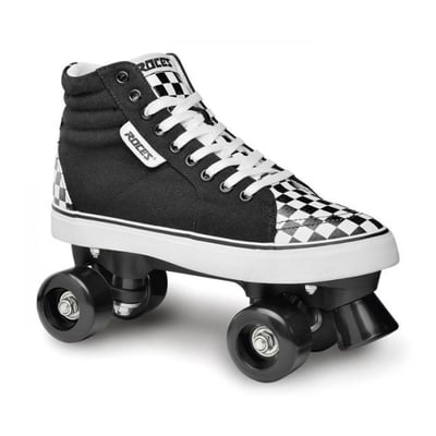 Quad  Ollie noir/blanc à damier T42 ROCES