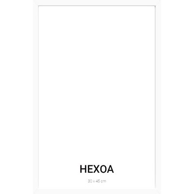 Cadre bois Blanc 30x45cm HEXOA