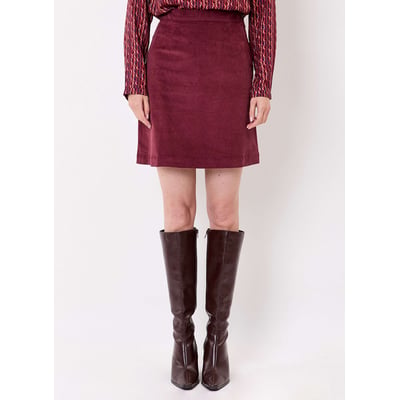 Jupe courte évasée velours bio LINETTE PRINCESSE NOMADE