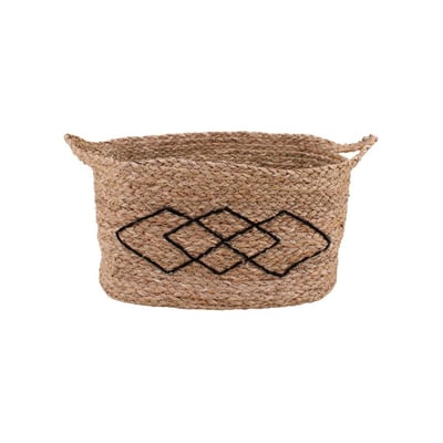 Panier rectangulaire en fibres naturelles 18x28cm ORNAMI