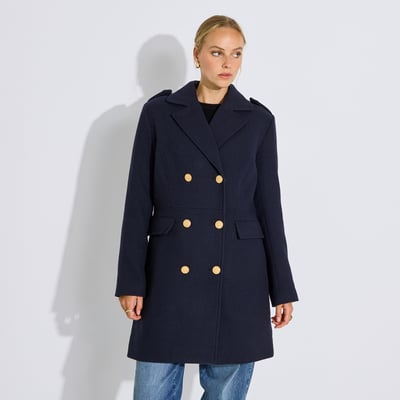 Manteau caban officier GRAIN DE MALICE