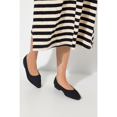 Ballerines en nubuck – largeur H , pied large ULLA POPKEN