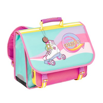 Cartable 38cm Roller Disco Enfants - 2 compartiments- Fermeture Tuck VIQUEL