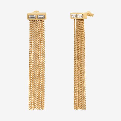Boucles d'oreilles dorées à l'or fin VERTU CAROLINE NAJMAN