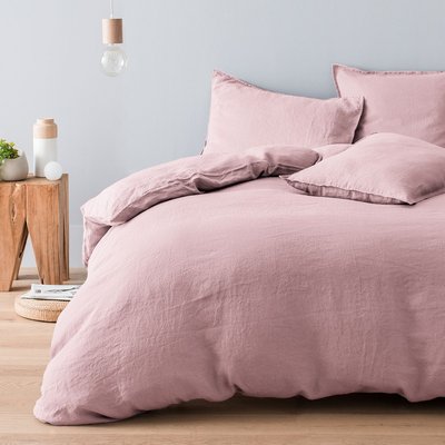 Housse de couette pur lin lavé français MILANO BLEU PALE COTTON & CO