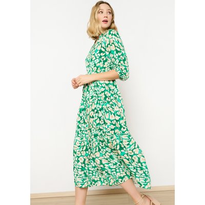 Robe longue à imprimé léopard LOLALIZA