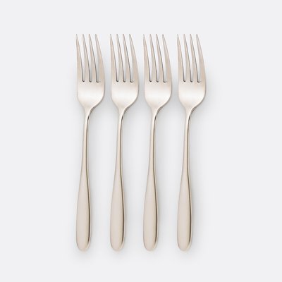 Confezione da 4 forchette inox, Ebano LA REDOUTE INTERIEURS
