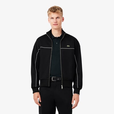 Sweatshirt zippé Piqué liserés LACOSTE