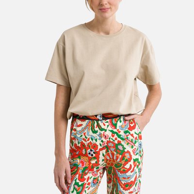 T-shirt com gola redonda e mangas curtas, FIZVALLEY AMERICAN VINTAGE