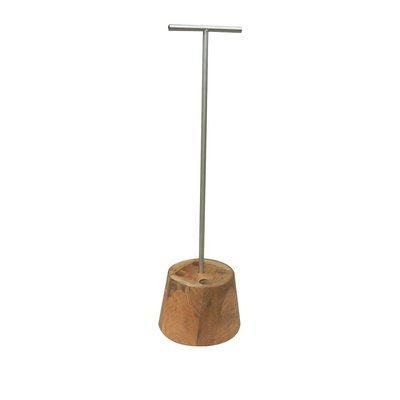 Porte parapluie en teck et acier inoxydable, GAPO NOW'S HOME