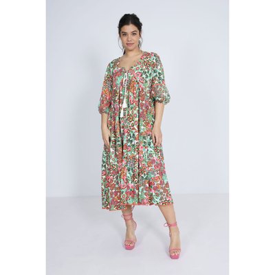 Robe en imprimé de style bohéme JEAN-MARC PHILIPPE