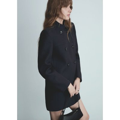 Manteau mango bleu marine outlet