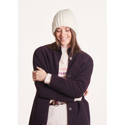 Bonnet tricoté en laine LA FEE MARABOUTEE